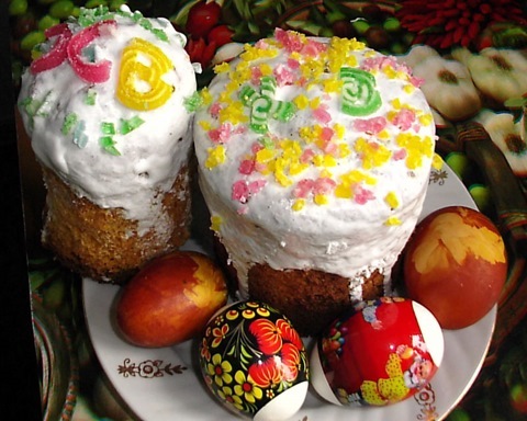 Приготовление куличей Приготовление куличей